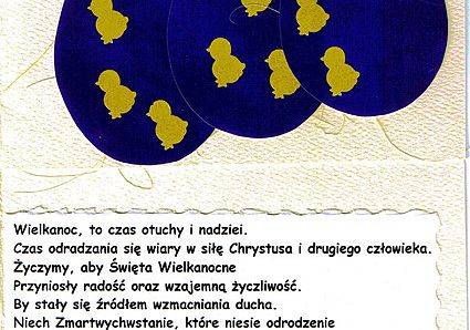 Świąteczne Życzenia Wielkanocne 2014 roku grafika