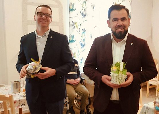 Przedświąteczna wizyta Starosty Lęborskiego grafika
