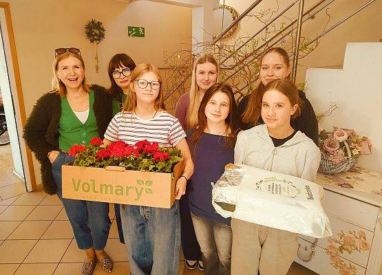 Wizyta wolontariatu Zespołu Szkół Gospodarki Żywnościowej i Agrobiznesu grafika