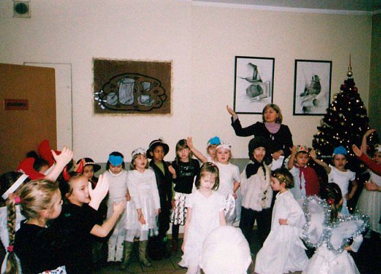 Przedświąteczne odwiedziny grafika